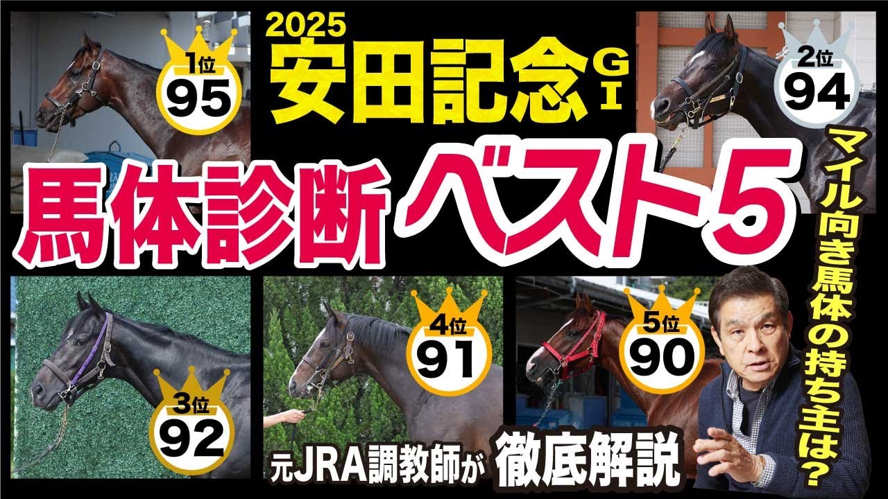 【安田記念2025】中村均元調教師が馬体診断ベスト５を発表　この馬が急上昇しています《東スポ競馬》