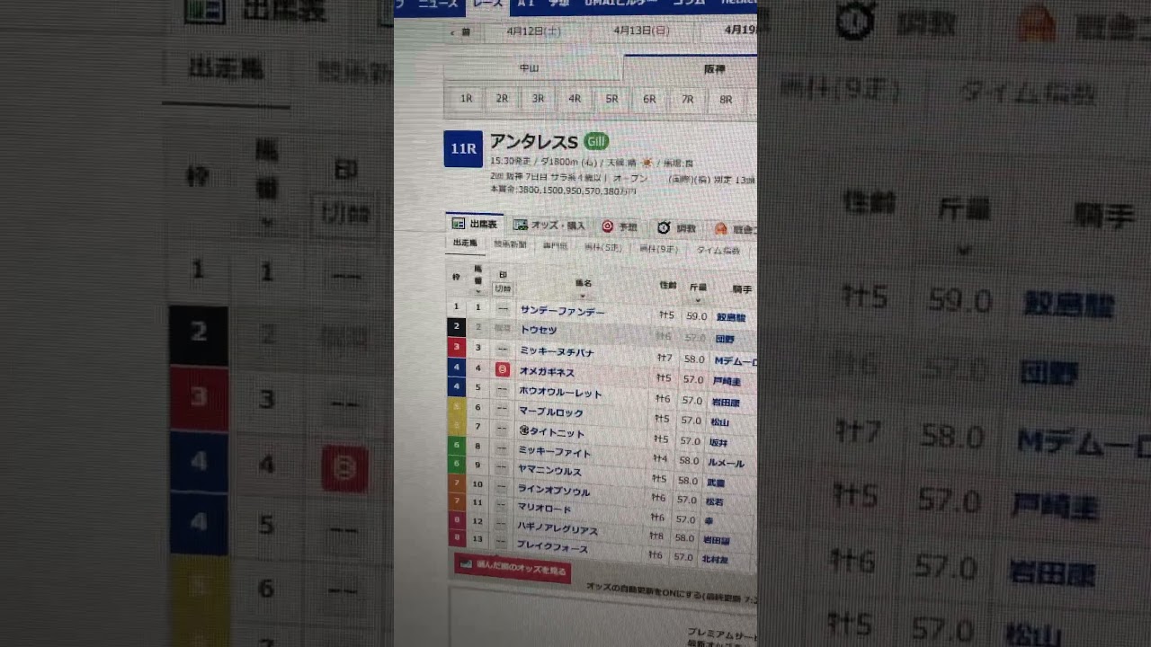 アンタレス　中山グランドジャンプ