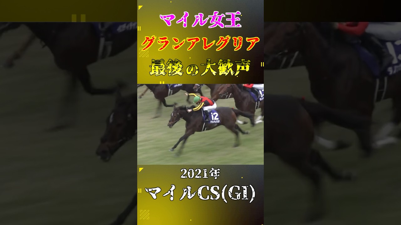 グランアレグリア【2021年マイルチャンピオンシップ(GI)】#競馬 #shorts #マイルチャンピオンシップ #マイルcs #グランアレグリア