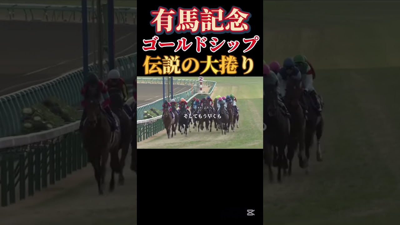 【伝説】有馬記念大捲り！ゴールドシップ！#競馬#ゴールドシップ#有馬記念