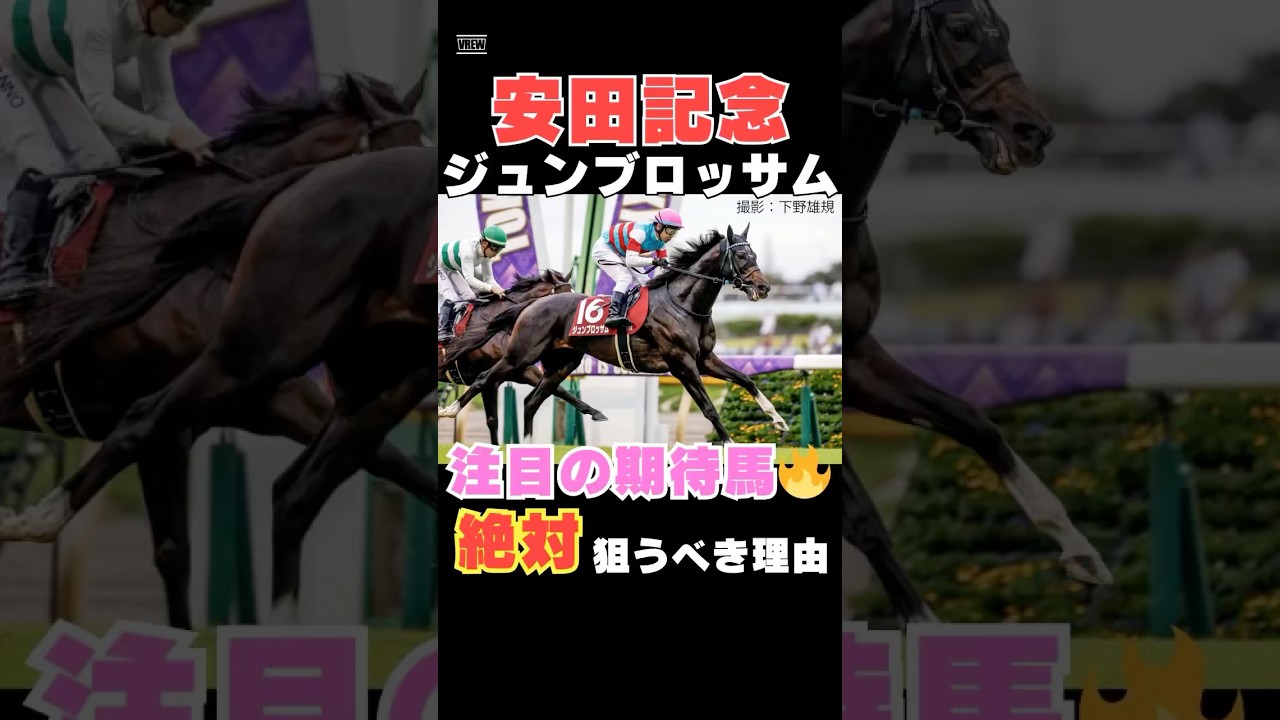 【安田記念2025】ジュンブロッサムが注目の期待馬である理由を１分で解説！/末脚性能はグランアレグリア、ソングライン級！#安田記念 #ジュンブロッサム #競馬 #競馬予想 #shorts