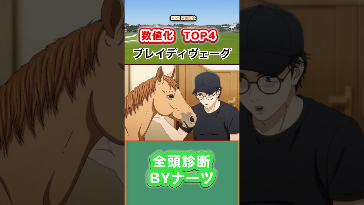 【超最速】ナーツの競馬予想！安田記念2025「ブレイディヴェーグ」辛口評価＆注目ポイント解説 #shorts☆BYナーツごんにゃ中井！なーつごんにゃ中井【ウマキんグ切り抜き】