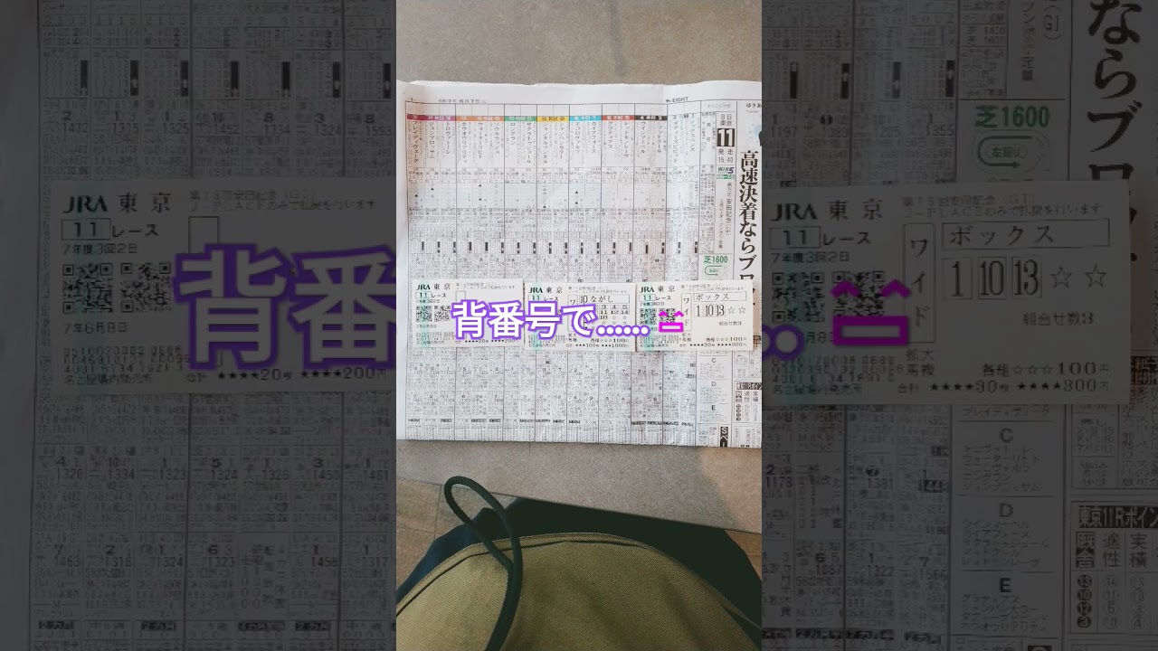 2025安田記念サイン馬券👍