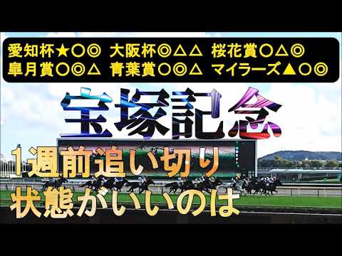 宝塚記念2025　1週前追い切り　既にいい仕上りを見せている2頭は。
