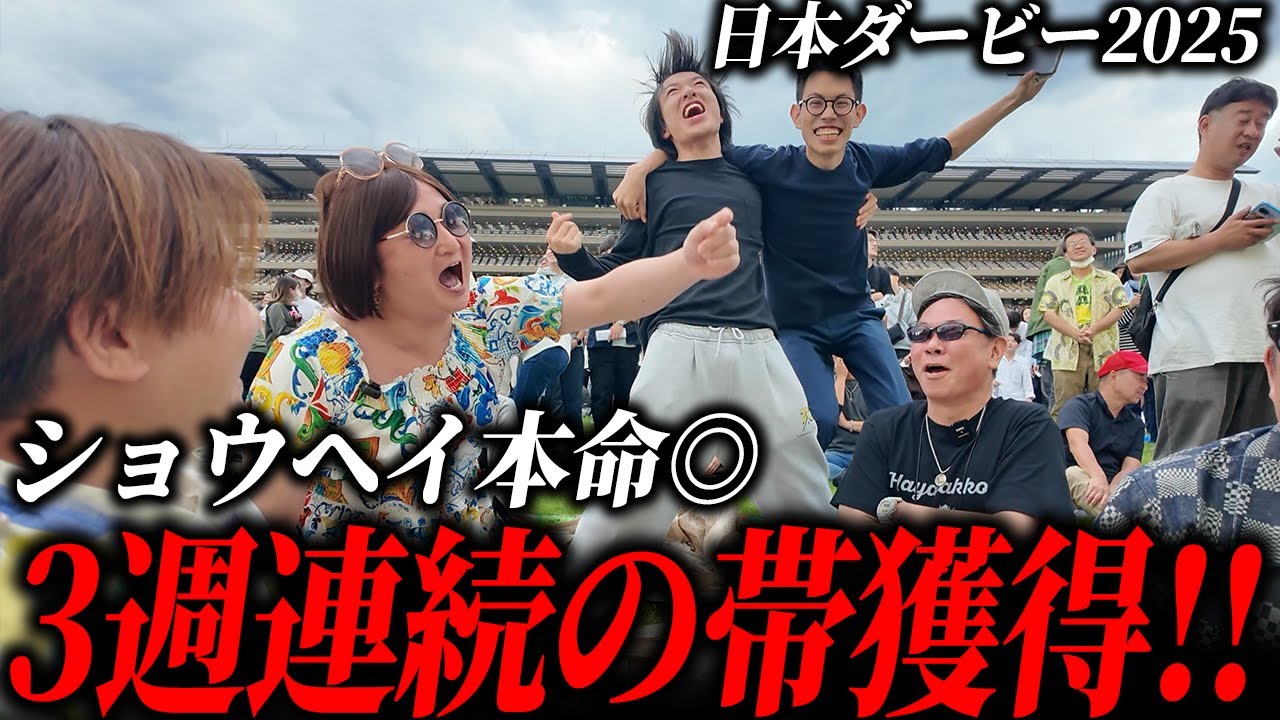 【また帯】えんどう豆軍団で日本ダービーに挑む。3週連続の帯を獲得！【日本ダービー2025】