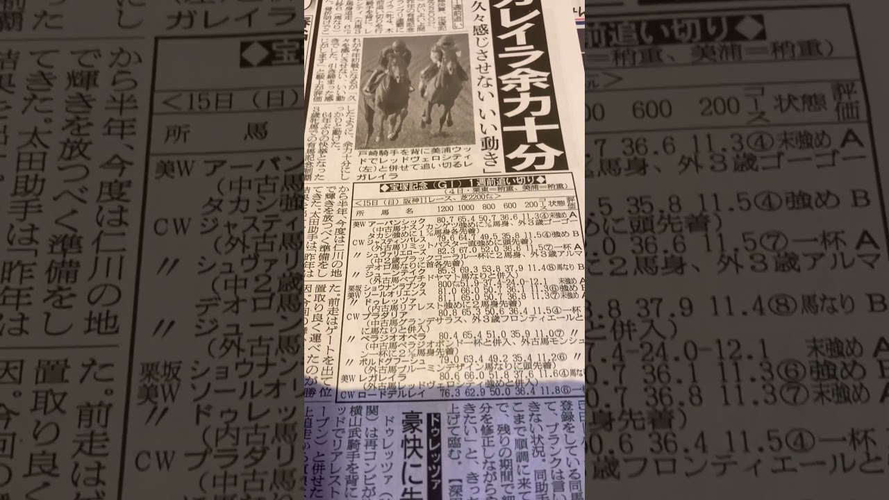 2025宝塚記念　1週間前追い　#競馬予想  ◎レガレイラ