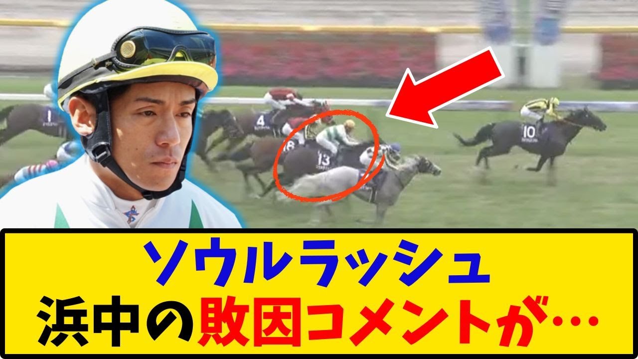 【安田記念】「ソウルラッシュ 浜中騎手の敗因コメントが話題に…」に対するみんなの反応【反応集】