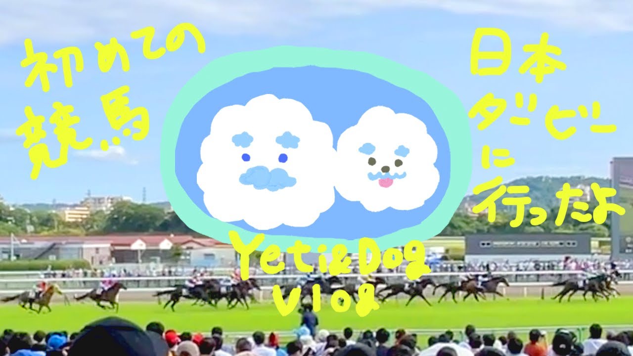 【東京競馬場】初めての競馬🐎日本ダービーに行ったよ！【Vlog】