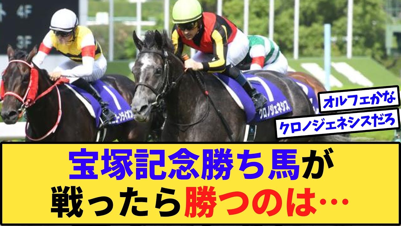 【競馬】過去20年の宝塚記念勝ち馬が対決したら誰が勝つの？