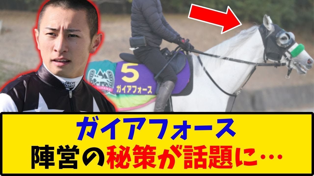 【安田記念】「ガイアフォース 陣営の秘策が話題に…」に対するみんなの反応【反応集】