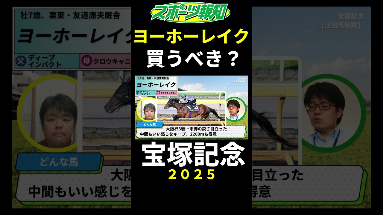 【宝塚記念2025】ヨーホーレイクは買うべき？戦歴、追い切り評価など解説