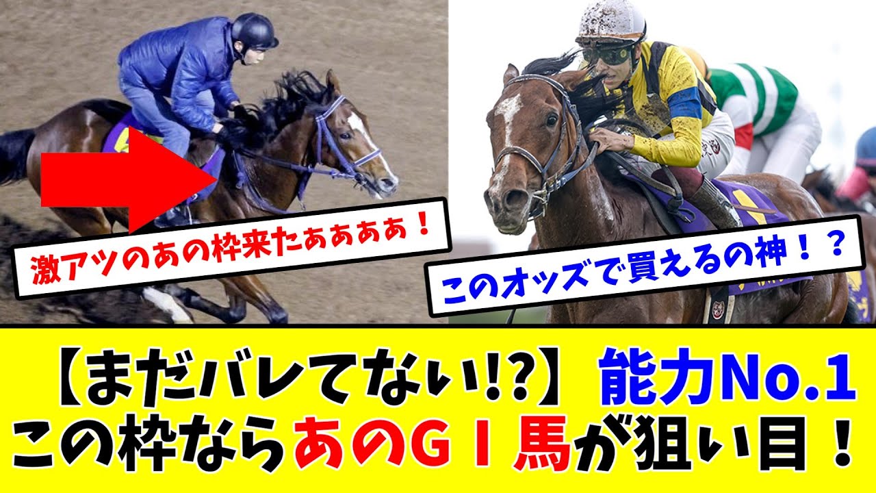 【宝塚記念】【まだバレてない!?】能力No.1 この枠ならあのGⅠ馬を狙いたい！？