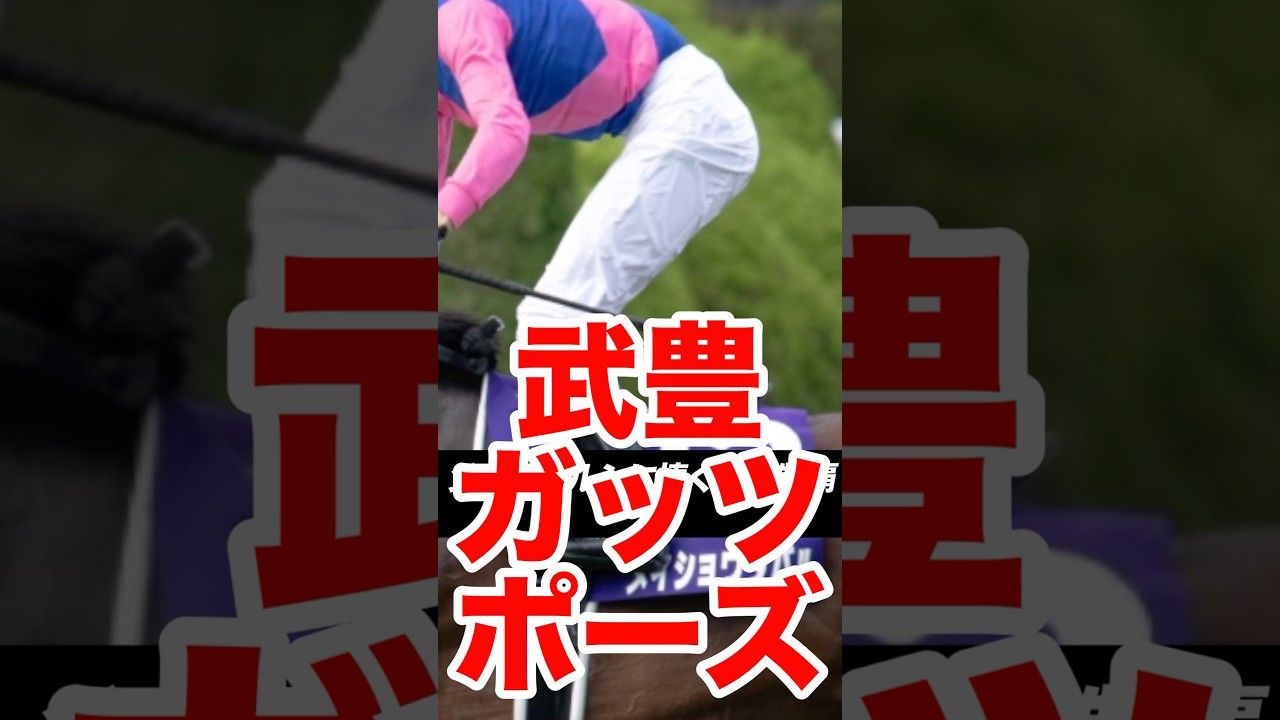 【競馬】武豊、魂のガッツポーズ！宝塚記念制覇！松本オーナーメイショウとの歩みと父ゴールドシップへの想い #競馬 #宝塚記念 #ゴールドシップ #メイショウタバル #武豊
