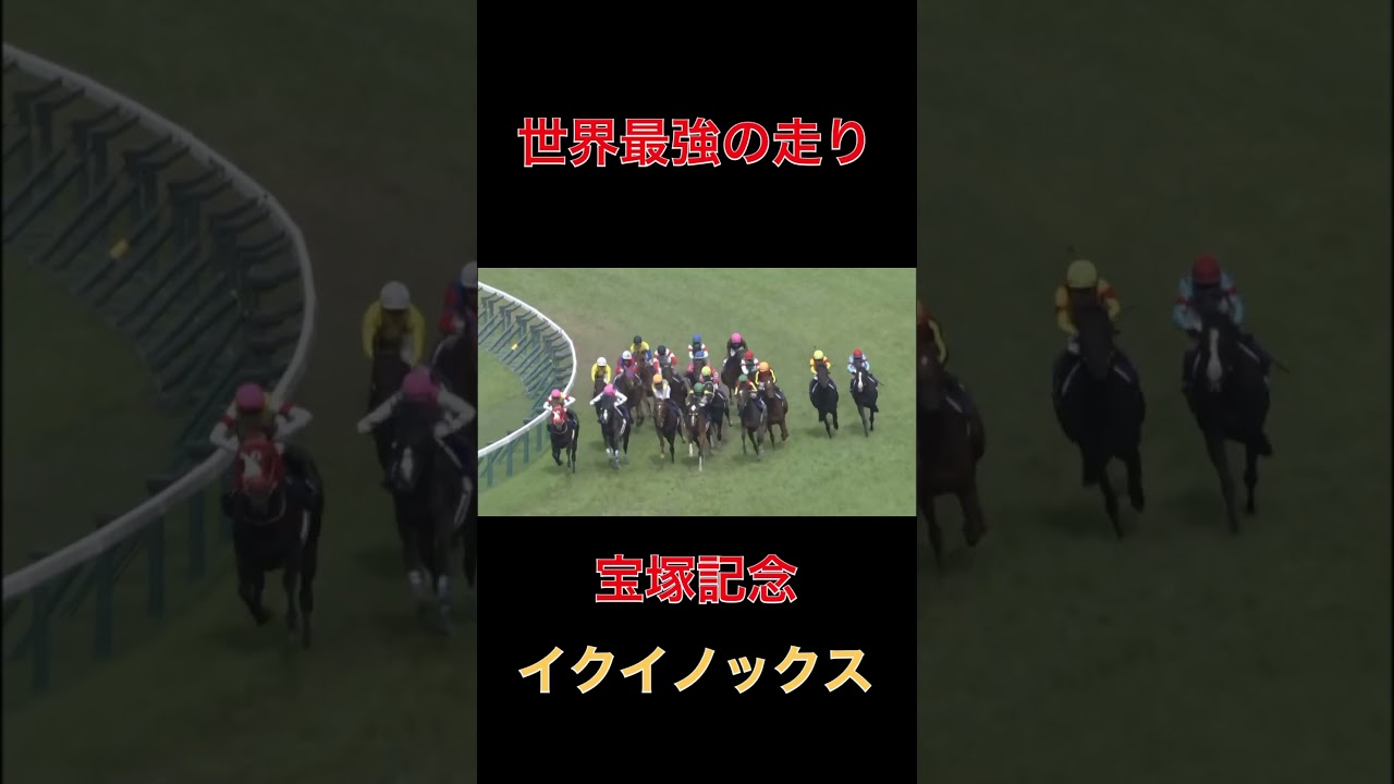 世界最強の走りイクイノックス【宝塚記念】#競馬#馬券#予想