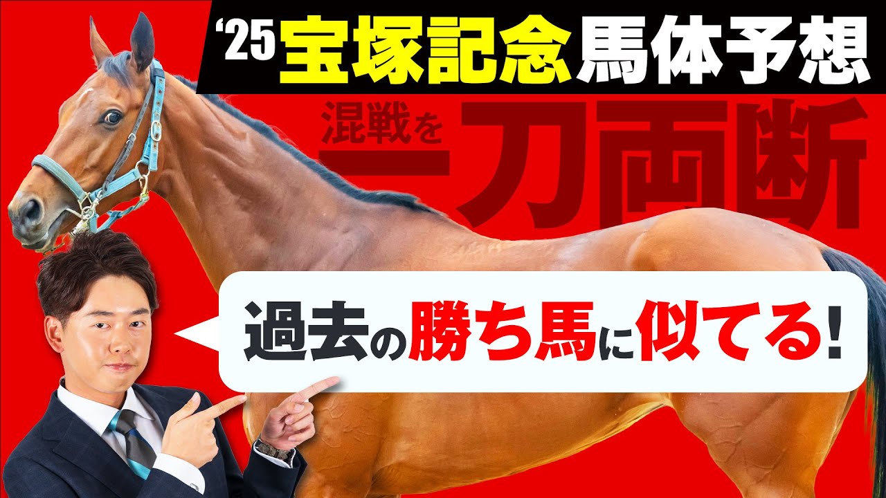 【宝塚記念 2025】ポイントはシャープな体型と鋭い決め手！混戦を断ち切る末脚自慢に五つ星評価！【競馬予想】