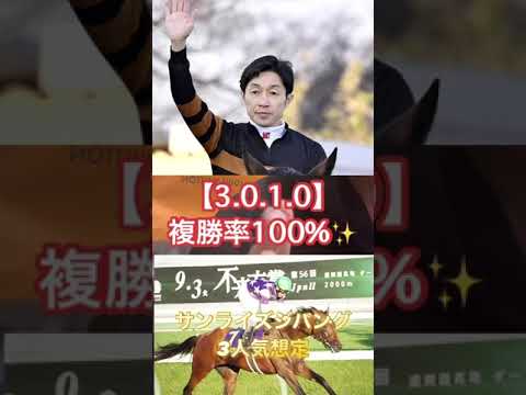 チャンピオンズカップ注目馬①サンライズジパング#チャンピオンズカップ#チャンピオンズc #サンライズジパング