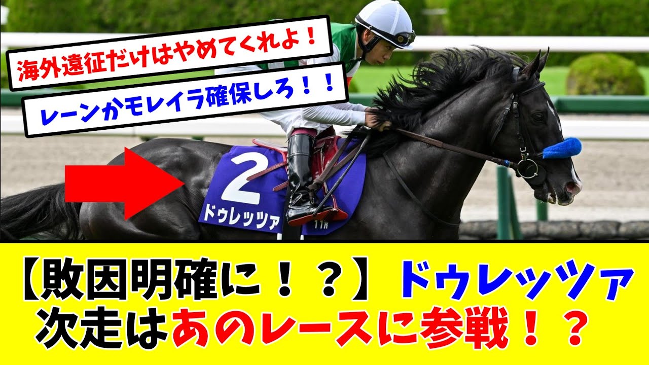 【宝塚記念回顧】【敗因明確に！？】ドゥレッツァ 次走はあのレースに参戦！？