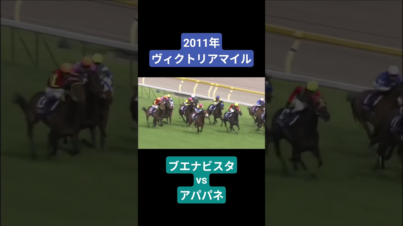 【2011年ヴィクトリアマイル】女傑同士のデッドヒート #競馬 #ヴィクトリアマイル#アパパネ#ブエナビスタ#shorts