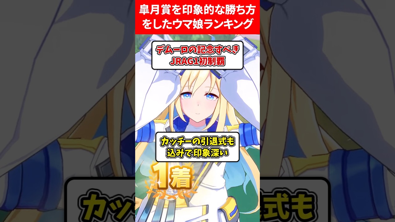 皐月賞を印象的な勝ち方をしたランキング #ウマ娘プリティーダービー