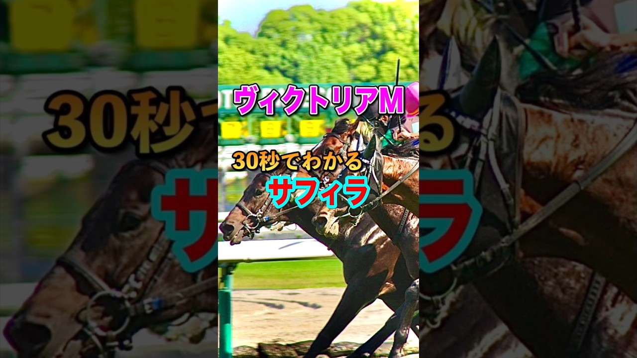 【ヴィクトリアマイル2025】30秒でわかるサフィラ
