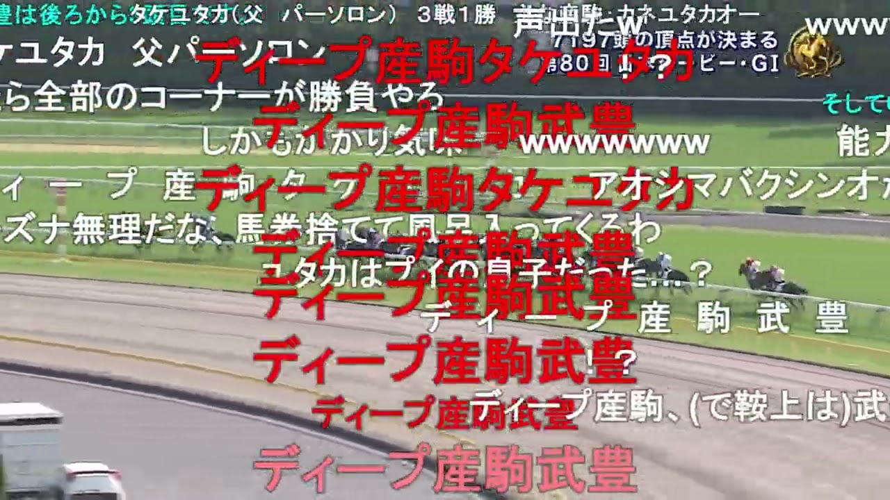 【青嶋達也】2013年 第80回日本ダービー(東京優駿)【コメ付き】