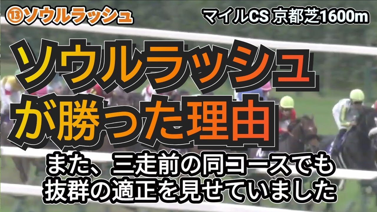 ソウルラッシュと団野大成騎手がG1マイルチャンピオンシップ2024を勝った理由