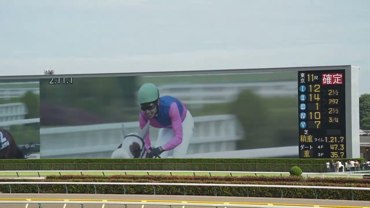 2025.06.15 宝塚記念(GI) in 東京競馬場 ターフビジョン