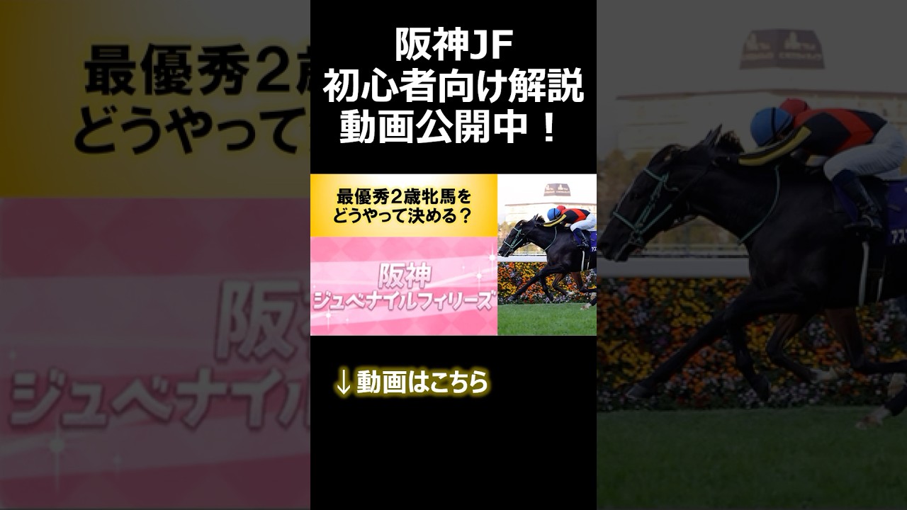 阪神ジュベナイルフィリーズ【2024年度版】解説動画告知 #JRA #競馬