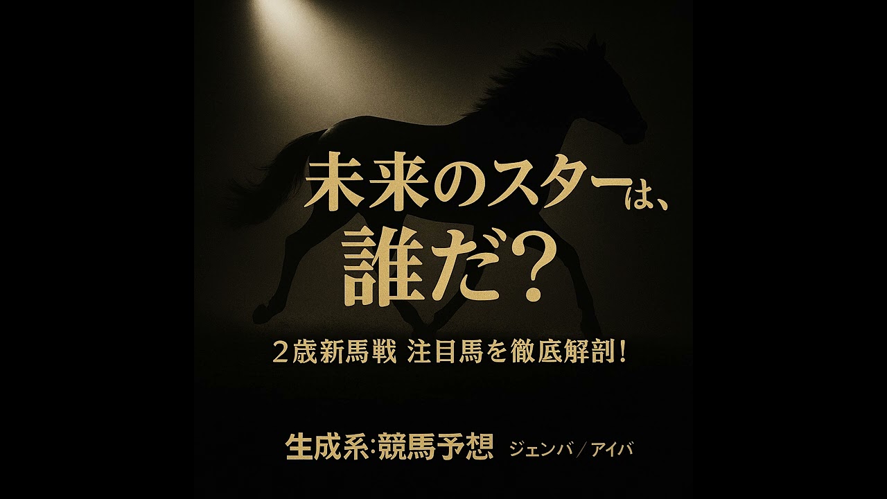 【0705/0706デビュー予定注目新馬】未来のG1馬はここにいる!? 2歳新馬戦 超良血＆新種牡馬デビュー！