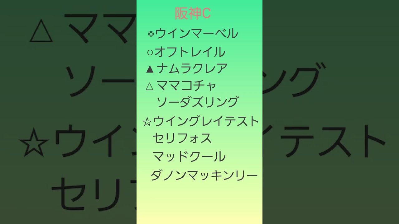 中山大障害、グレイスフルS、阪神C、WIN5、有馬記念 #christmas #music #win5 #予想 #競馬 #sports #shorts