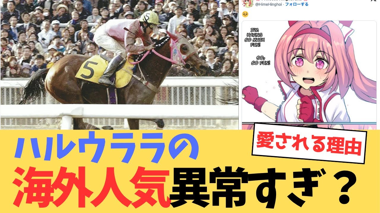ハルウララだけ海外で人気過ぎないスか？