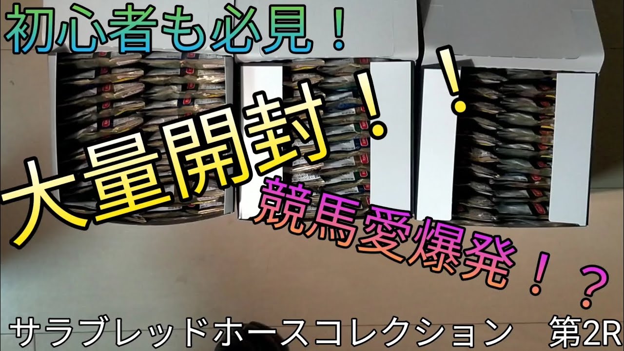 【初心者必見】コンプリートを狙え！サラブレッドホースコレクション第2Rを大量開封！競馬愛が爆発！？