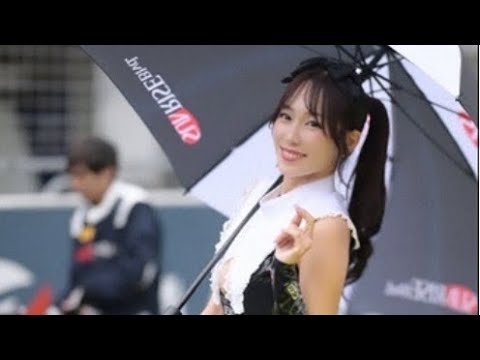 🌟💃霧島聖子が黒衣装で魅了！サーキットに咲く最強レースクイーン💥