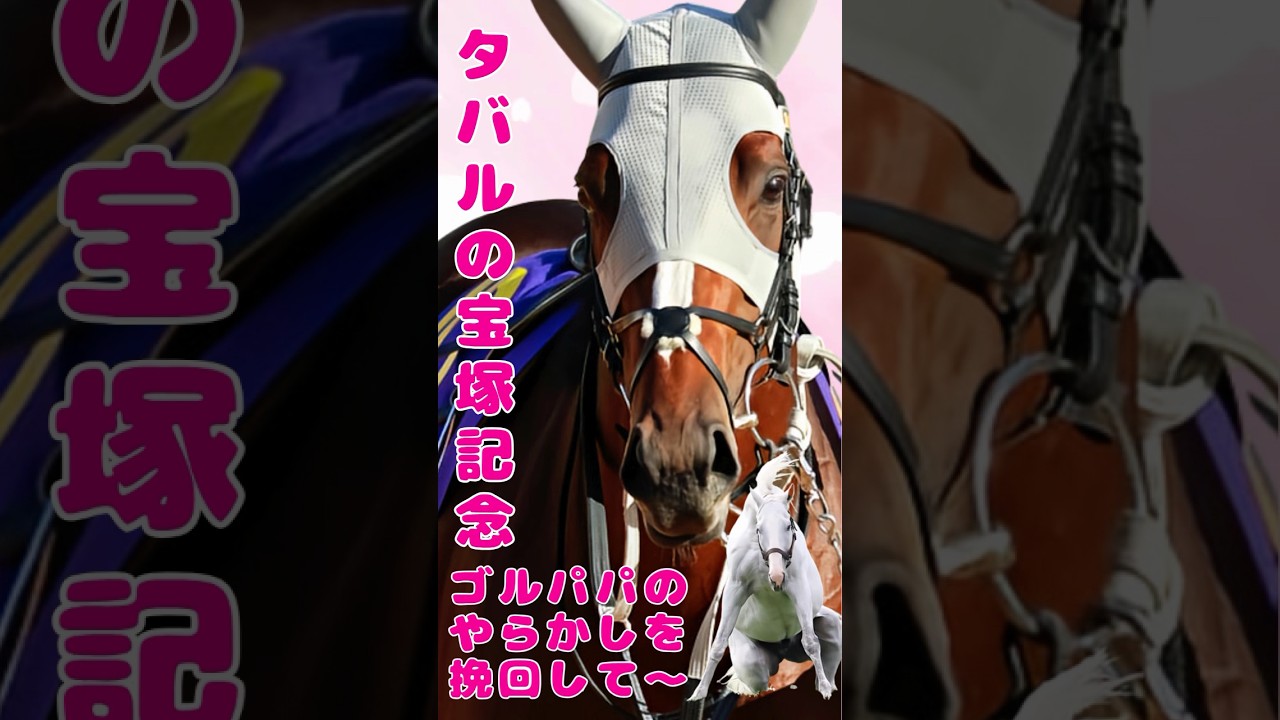 タバルの宝塚記念 ゴルパパのやらかしを挽回して〜🐎#ゴールドシップ産駒 #メイショウタバル #ゴルシ #宝塚記念