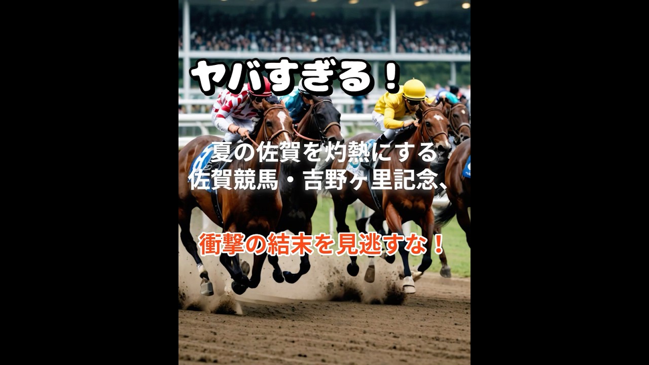 ヤバすぎる！夏の佐賀を灼熱にする佐賀競馬・吉野ヶ里記念、衝撃の結末を見逃すな！#競馬 #佐賀競馬 #吉野ヶ里記念 #重賞予想 #競馬予想 #無料予想 #競馬好き #馬券 #馬券生活 #競馬情報