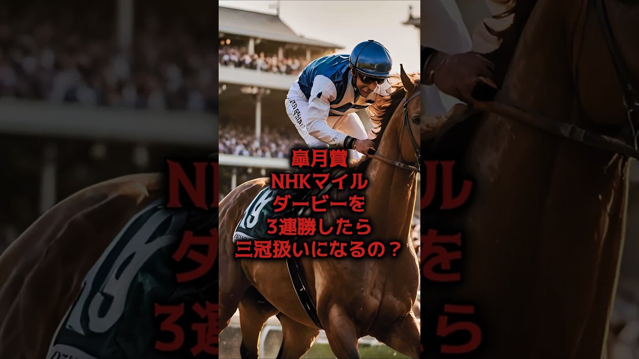 【競馬】皐月賞→NHKマイル→ダービーの三連勝って三冠扱いになる？5ch民の議論が熱すぎた