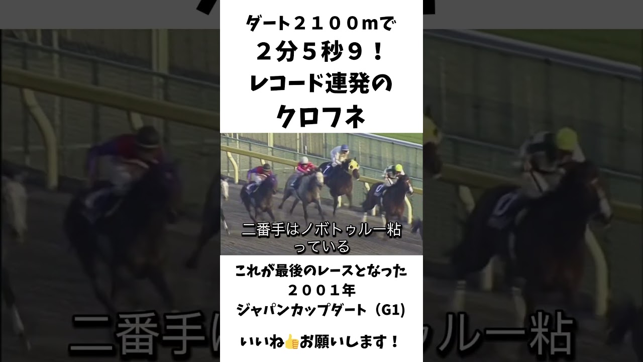 G1を楽勝するクロフネ！ #競馬 #shorts #ジャパンカップダート