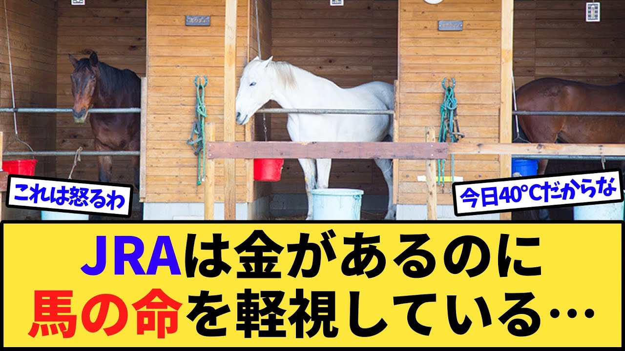 【悲報】武豊がJRAに激怒！「札幌の出張馬房にもエアコンの設置しろと言ってるがJRAが対応しない」