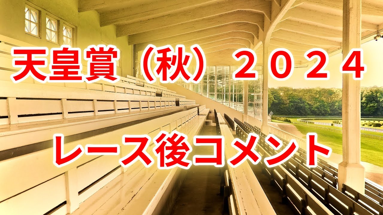 天皇賞（秋）２０２４レース後コメントまとめ