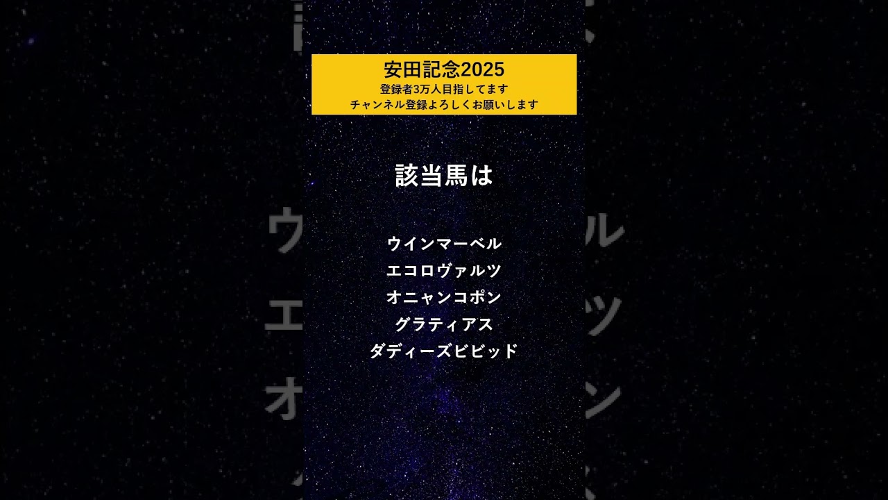 【安田記念2025】 絶望データ#5