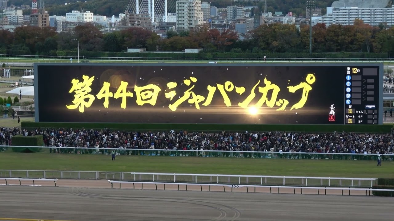 【2024年11月24日】【第44回ジャパンカップ】煽りPV～ファンファーレ@6F_A指定席