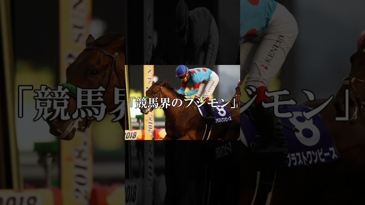 有馬記念を制した名馬がシャドーロールを付けてる理由…。あなたもフジモンも最高にかっこいい。#ブラストワンピース #競馬 #shorts