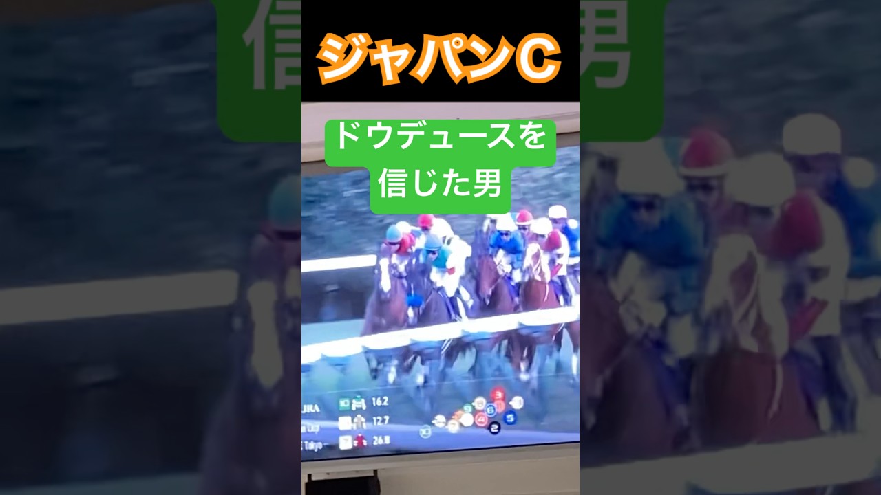 【ジャパンＣ2024 ドウデュースを信じた男‼️】感動をありがとう #ジャパンカップ #ジャパンc #ドウデュース #ウマグチ #競馬予想 #競馬 #東京競馬場 #買い目