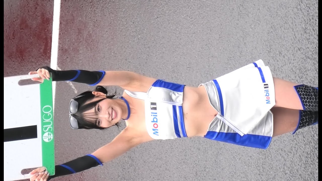 【引地裕美さん/小湊美月さん  スタート進行 タイムボード掲示 Mobil1レーシングサポーターズ】SUPERFORMULA   ポルシェカレラカップジャパン  SUGO  2025.08.10