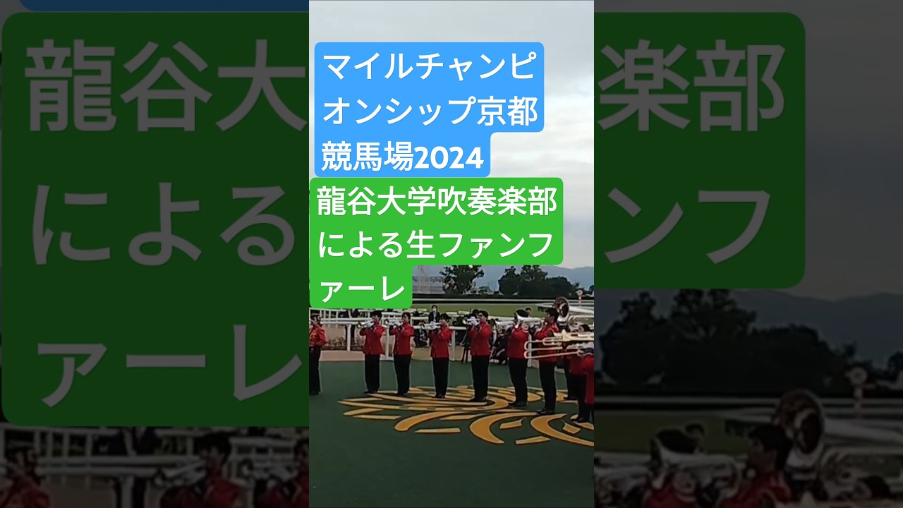 2024京都競馬場マイルチャンピオンシップG1ファンファーレ