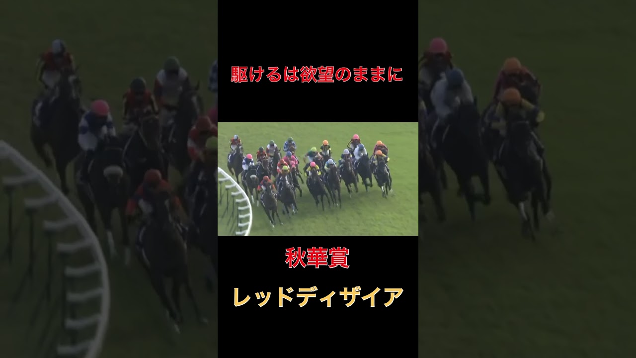 駆けるは欲望のままにレッドディザイア【秋華賞】