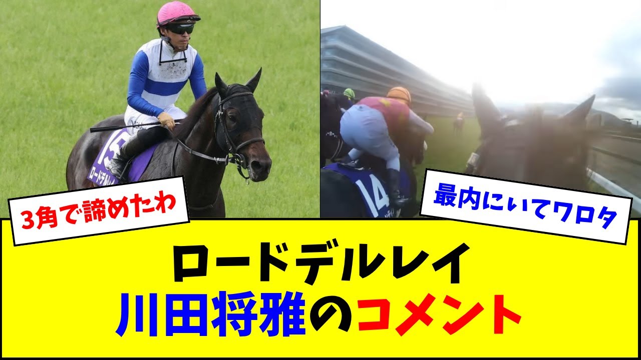 ロードデルレイ、川田将雅さんのコメント