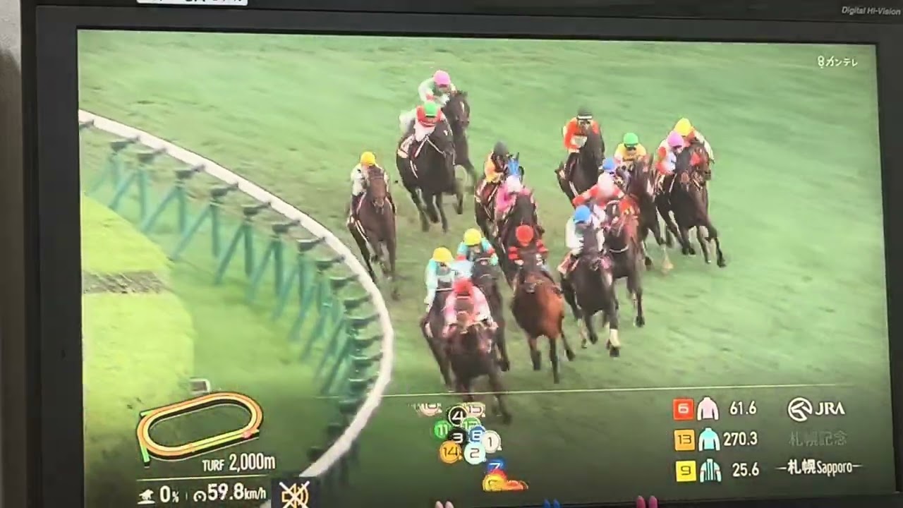 【競馬実況動画2025】第61回札幌記念 トップナイフ（横山典弘）