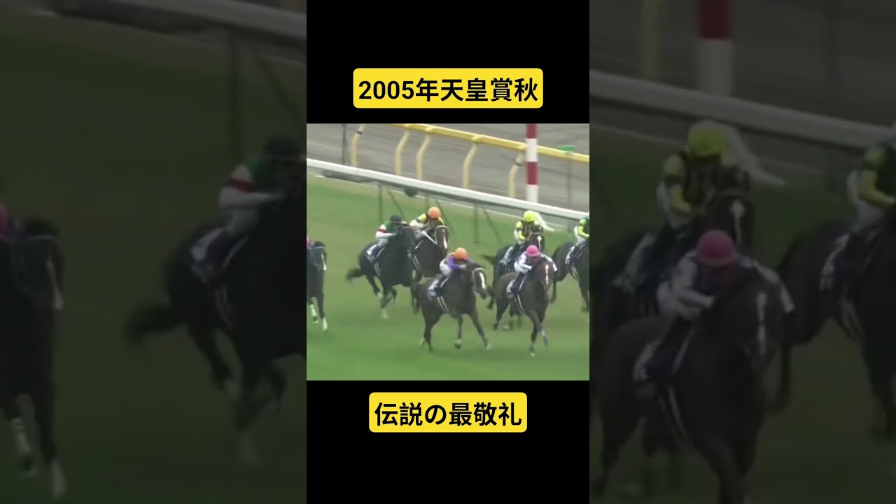 【2005年天皇賞秋】牡馬に勝る勝負根性で女傑に #競馬 #ヘヴンリーロマンス#天皇賞秋#松永幹夫#shorts