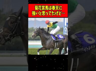 【競馬】菊花賞馬は春天に強いと思ってたけど…#Shorts